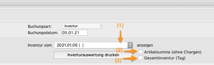 „Inventurbewertung“